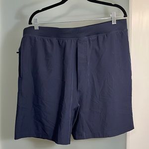 Blue shorts